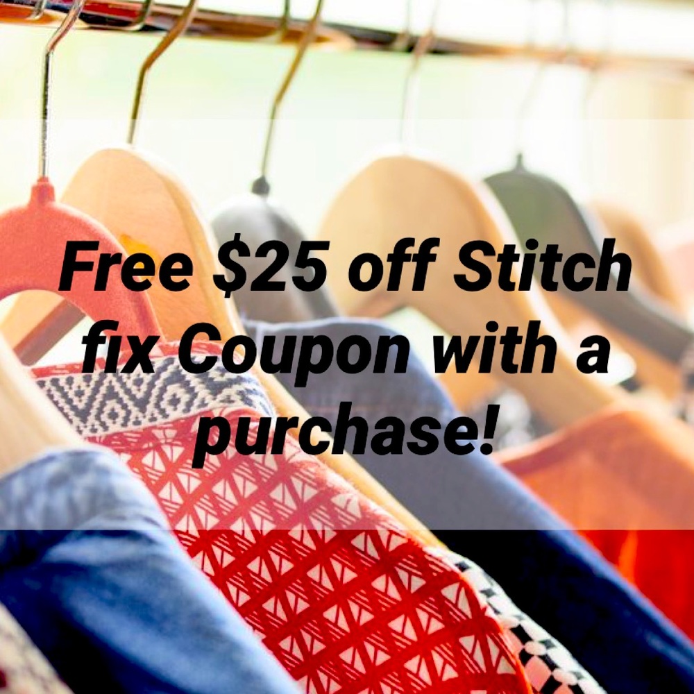FREE $25 OFF STITCH FIX COUPON WITH A PURCHASE